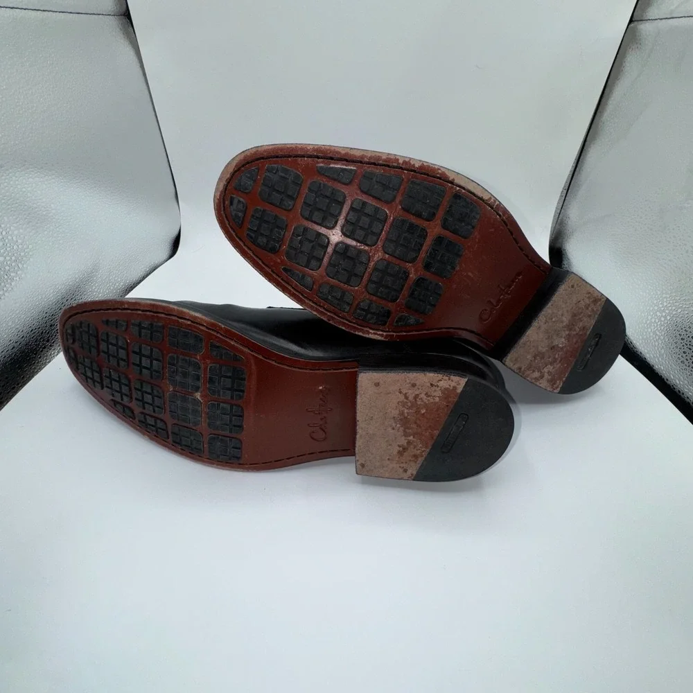 Cole Haan Air Colton Plain Oxford Men 10.5 M Black‎ Leather Dress Shoe C08894